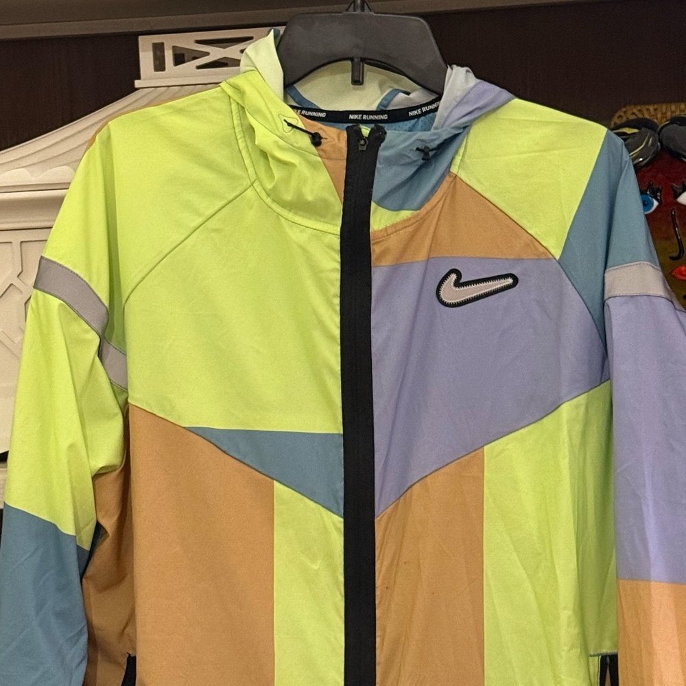 nike windrunner wild run patchwork full zip hoode… - image 3